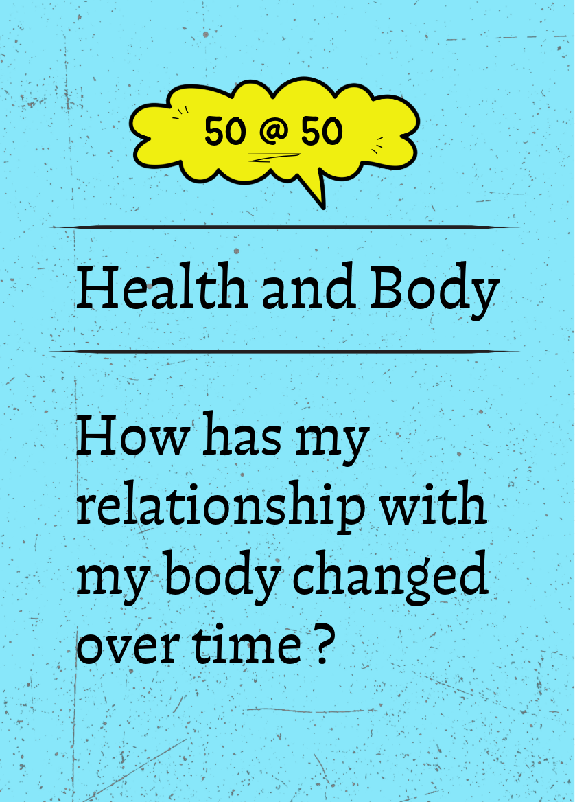 50 @ 50 reflection card &mdash; Health and Body