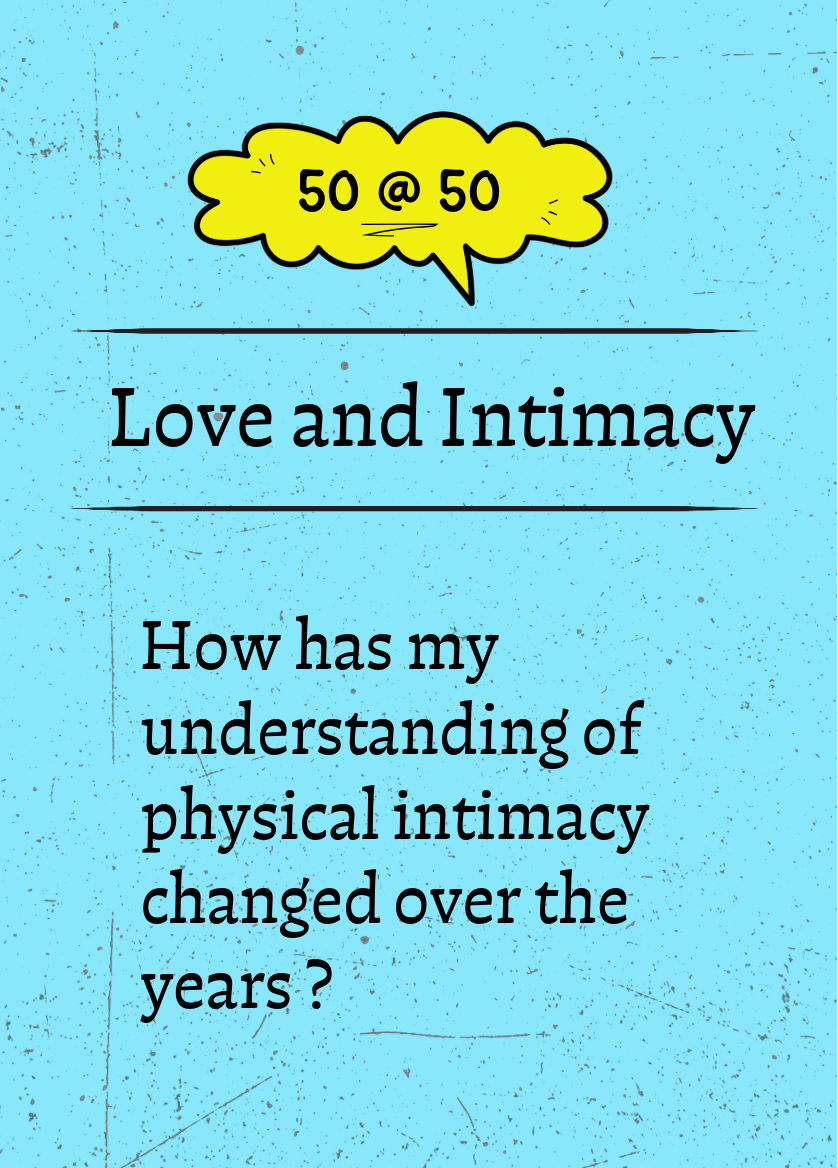 50 @ 50 reflection card &mdash; Love and Intimacy