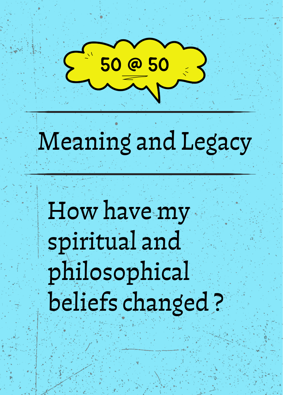 50 @ 50 reflection card &mdash; Meaning and Legacy
