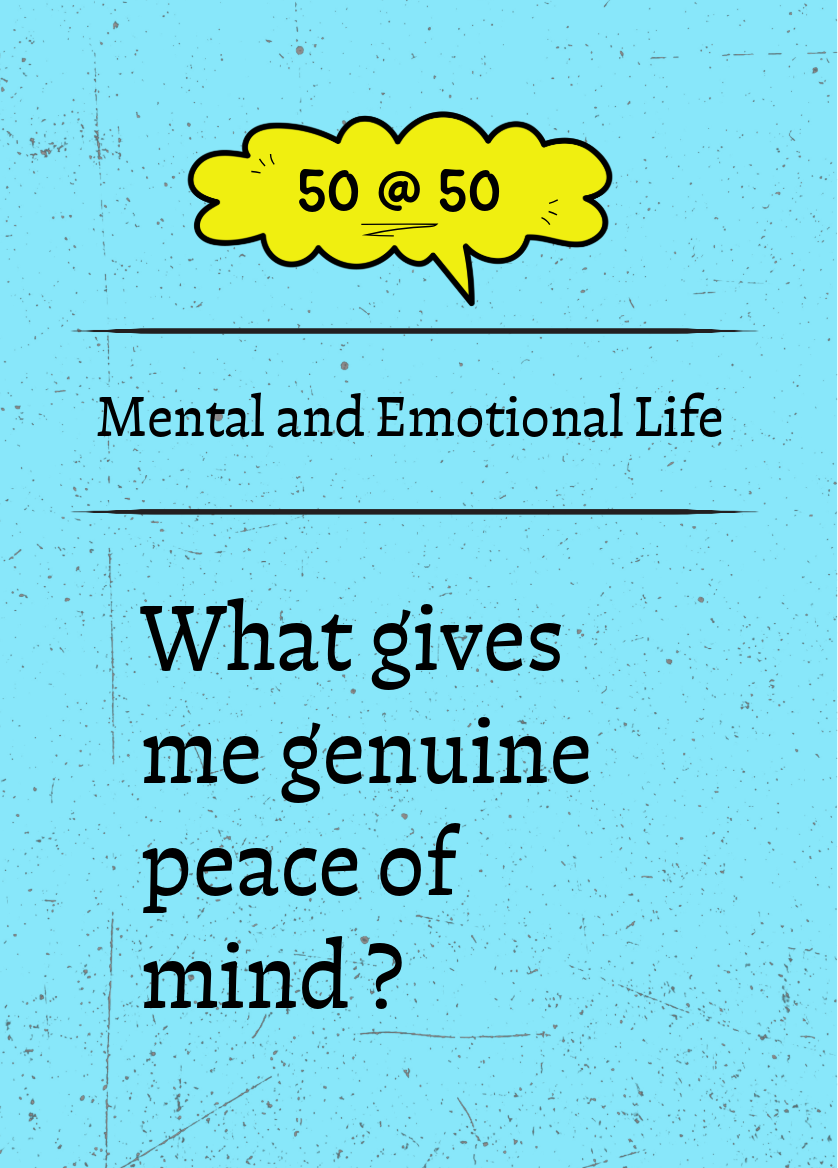 50 @ 50 reflection card &mdash; Mental and Emotional Life