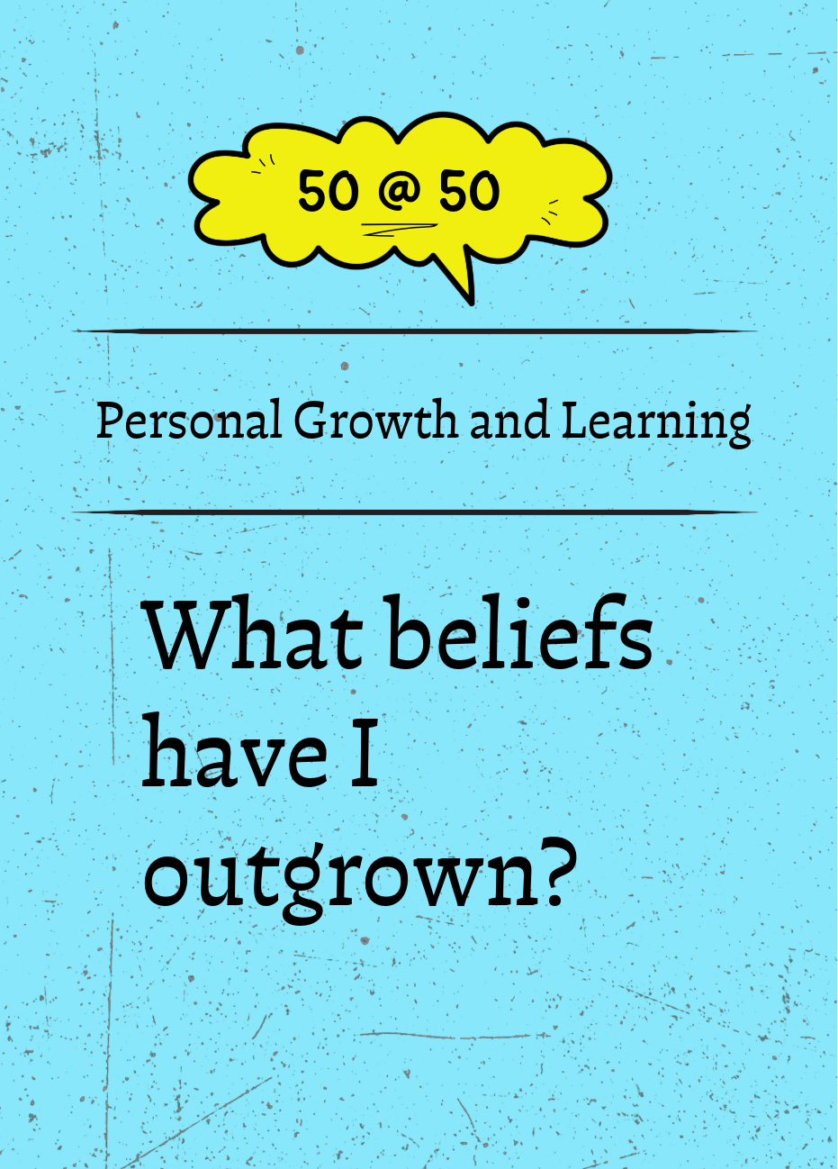 50 @ 50 reflection card &mdash; Personal Growth and Learning